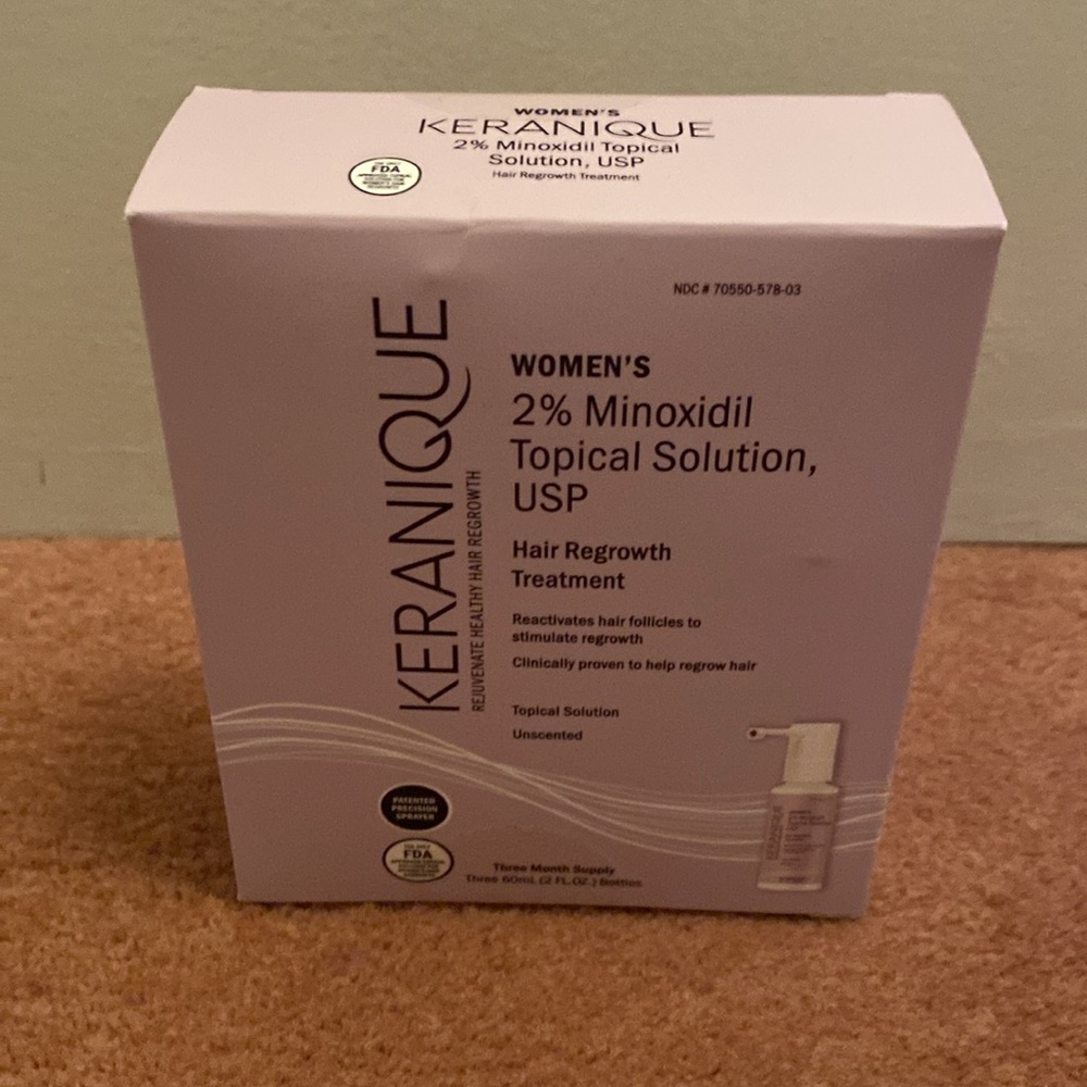 Keranique Hair Regrowth Treatment for Women.